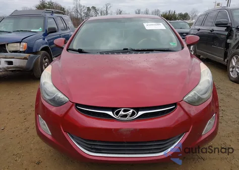 2013 Hyundai Elantra Gls/Limited from USA, damaged, VIN 5NPDH4AEXDH199143